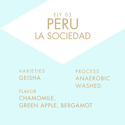 Peru La Sociedad Sun Ignacio Geisha Anaerobic Washed 50g
